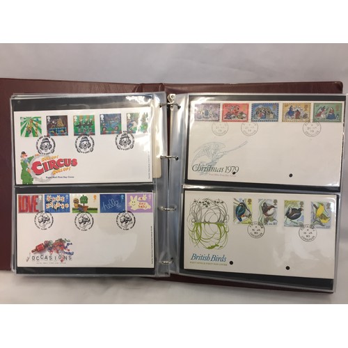 321 - 9 ALBUMS OF ROYAL MAIL FIRST DAY COVERS (APPROX 588)