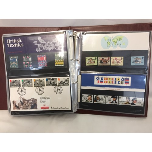 321 - 9 ALBUMS OF ROYAL MAIL FIRST DAY COVERS (APPROX 588)