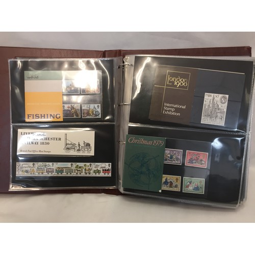 322 - 9 ALBUMS OF ROYAL MAIL PRESENTATION PACKS AND 1 ALBUM OF ROYAL MAIL FIRST DAY COVERS (THE PHOTOS SHO... 