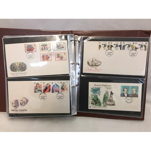 322 - 9 ALBUMS OF ROYAL MAIL PRESENTATION PACKS AND 1 ALBUM OF ROYAL MAIL FIRST DAY COVERS (THE PHOTOS SHO... 