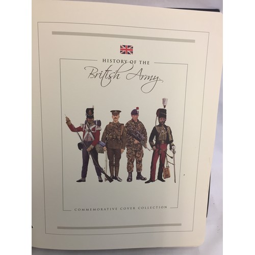 330 - 1 ALBUM HISTORY OF THE BRITISH ARMY COMMEMORATIVE COIN COLLECTION (THE PHOTOS SHOW ONLY SOME OF THE ... 