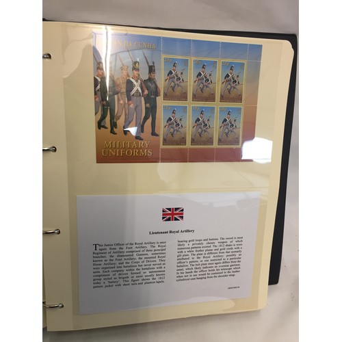 330 - 1 ALBUM HISTORY OF THE BRITISH ARMY COMMEMORATIVE COIN COLLECTION (THE PHOTOS SHOW ONLY SOME OF THE ... 