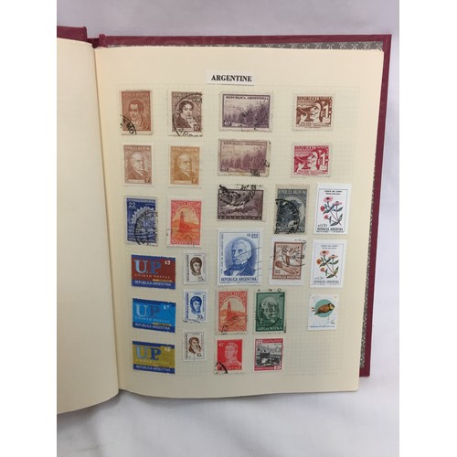 333 - 2 ALBUMS OF WORLD STAMPS (THE PHOTOS SHOW ONLY SOME OF THE TOTAL CONTENTS)