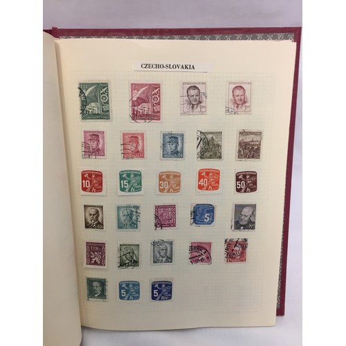 333 - 2 ALBUMS OF WORLD STAMPS (THE PHOTOS SHOW ONLY SOME OF THE TOTAL CONTENTS)