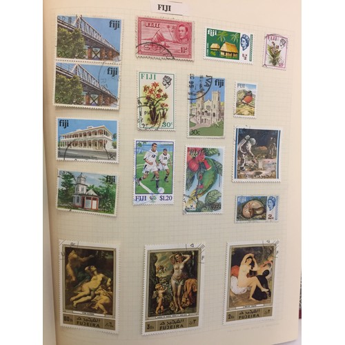 333 - 2 ALBUMS OF WORLD STAMPS (THE PHOTOS SHOW ONLY SOME OF THE TOTAL CONTENTS)