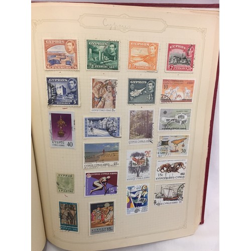 333 - 2 ALBUMS OF WORLD STAMPS (THE PHOTOS SHOW ONLY SOME OF THE TOTAL CONTENTS)