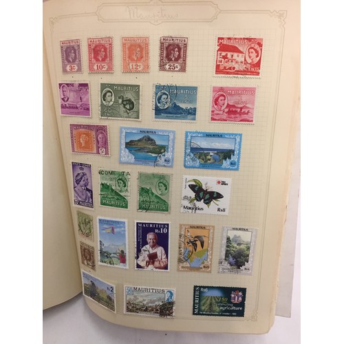 333 - 2 ALBUMS OF WORLD STAMPS (THE PHOTOS SHOW ONLY SOME OF THE TOTAL CONTENTS)