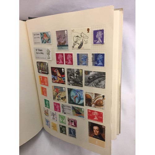 334 - 2 ALBUMS OF G.B. & OTHER STAMPS (THE PHOTOS SHOW ONLY SOME OF THE TOTAL CONTENTS)