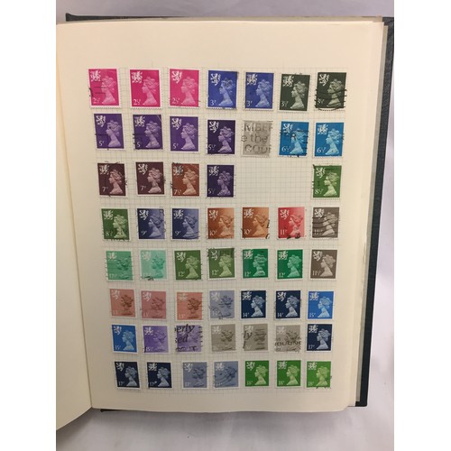 334 - 2 ALBUMS OF G.B. & OTHER STAMPS (THE PHOTOS SHOW ONLY SOME OF THE TOTAL CONTENTS)