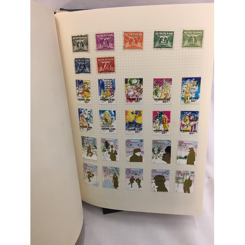 334 - 2 ALBUMS OF G.B. & OTHER STAMPS (THE PHOTOS SHOW ONLY SOME OF THE TOTAL CONTENTS)