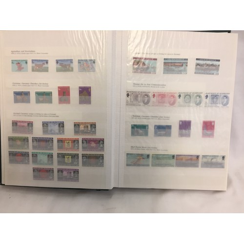 335 - 1 ALBUM OF GUERNSEY MINT DEFINITIVE AND COMMEMORATIVE STAMPS (THE PHOTOS SHOW ONLY SOME OF THE TOTAL... 