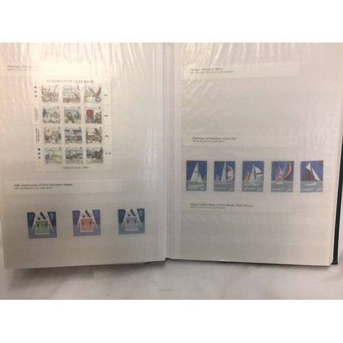 335 - 1 ALBUM OF GUERNSEY MINT DEFINITIVE AND COMMEMORATIVE STAMPS (THE PHOTOS SHOW ONLY SOME OF THE TOTAL... 