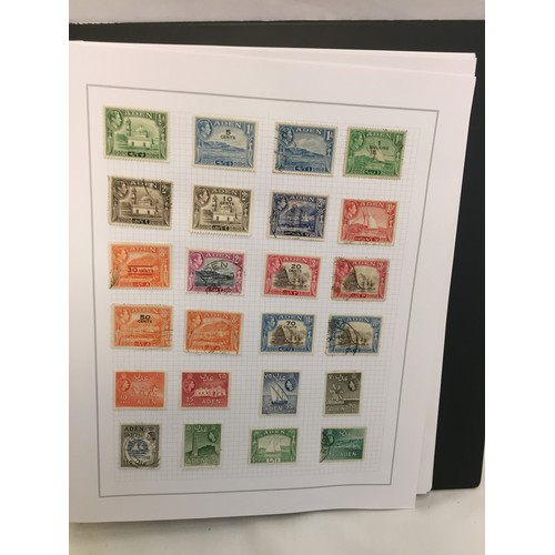 337 - 1 ALBUM OF STAMPS (COUNTRIES BEGINNING WITH THE LETTER 