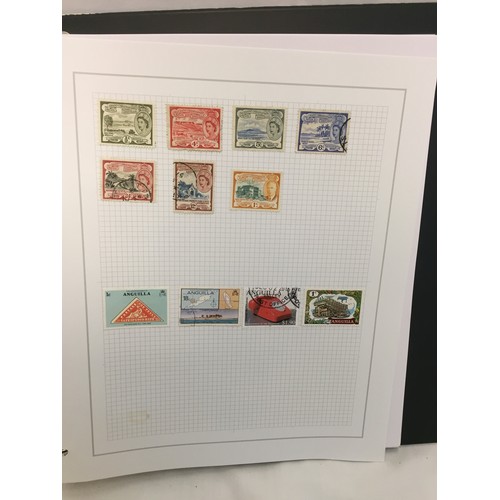 337 - 1 ALBUM OF STAMPS (COUNTRIES BEGINNING WITH THE LETTER 