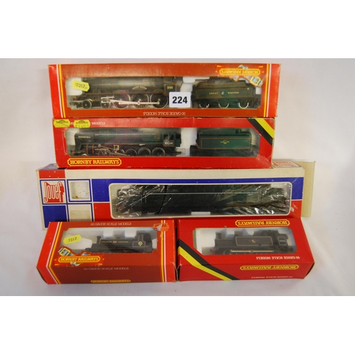 224 - 4 BOXED HORNBY TRAINS 