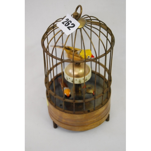 262 - BIRD CAGE AUTOMATON CLOCK