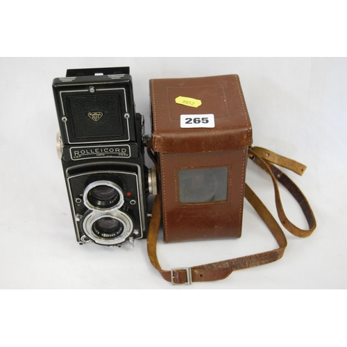 265 - ROLLEICORD DBP DBGM CAMERA & CASE