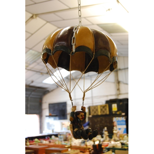 311 - CLOWN PARACHUTING HANGING ORNAMENT