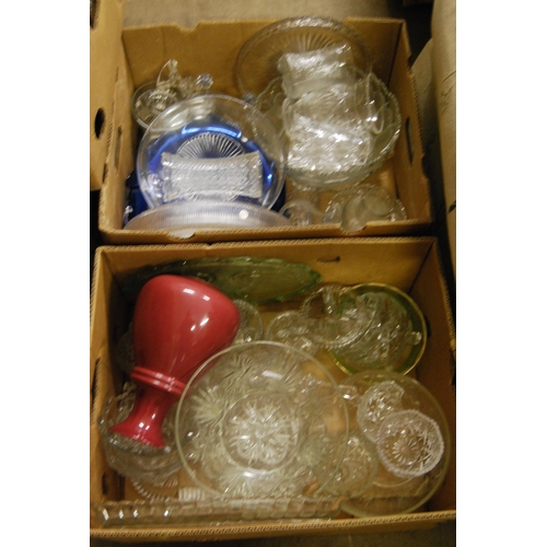 342 - 2 BOXES OF GLASSWARE