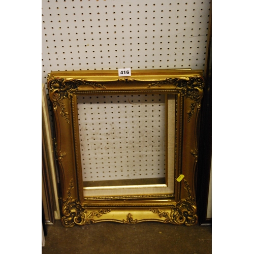 416 - 2 GILT PICTURE FRAMES