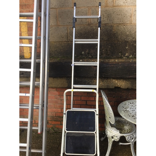 680 - FOLD OUT STEP LADDER AND STEPS