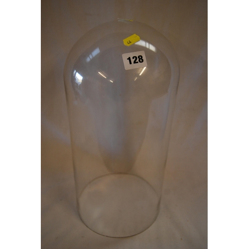 128 - LARGE GLASS DOME 39CM HIGH