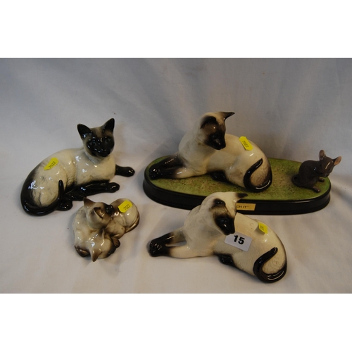 15 - BESWICK BONE CHINA GROUP 