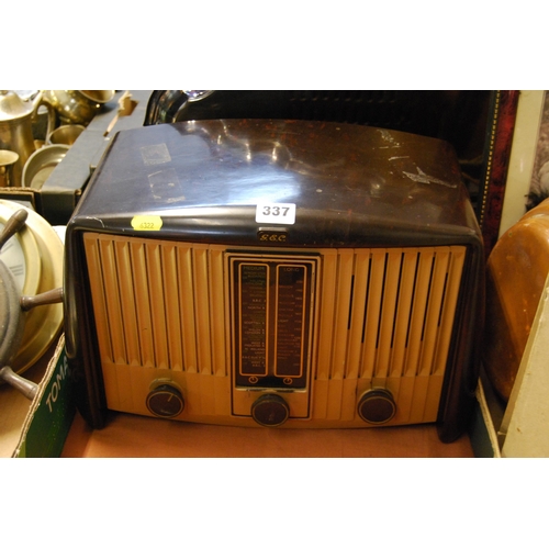 337 - VINTAGE GEC ALL MAINS RADIO