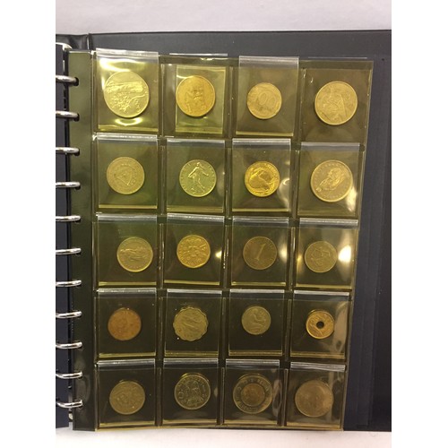 361 - ALBUM CONTAINING WORLD COINS