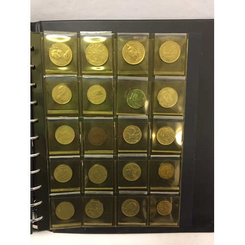 361 - ALBUM CONTAINING WORLD COINS