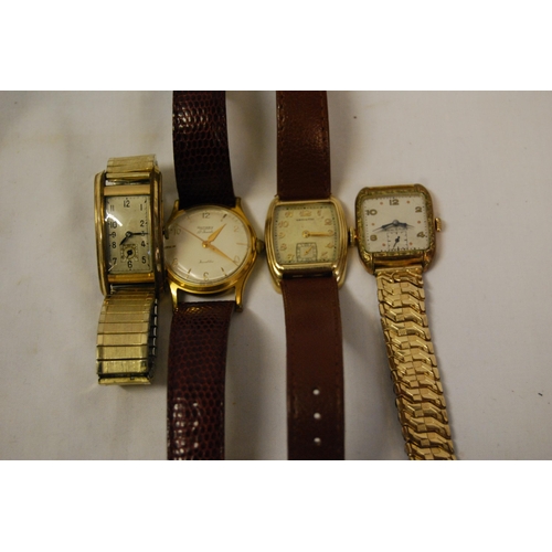 19 - 4 GENTS WRISTWATCHES