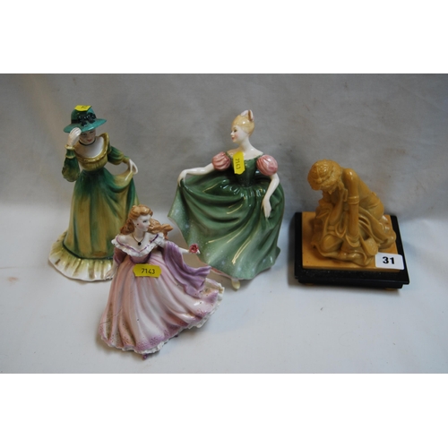 31 - ROYAL DOULTON BONE CHINA FIGURINE 