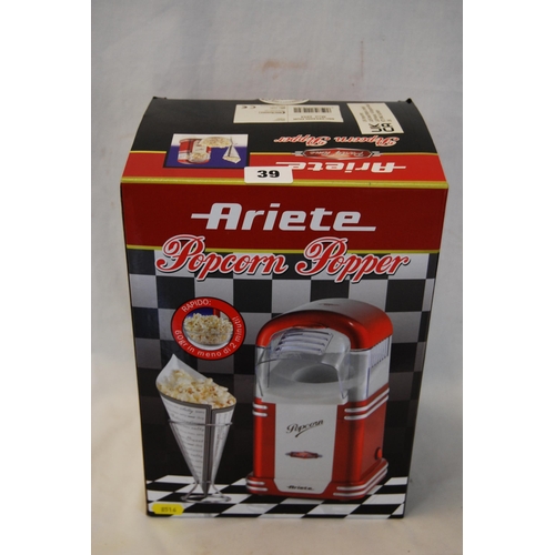 39 - ARIETE POPCORN POPPER