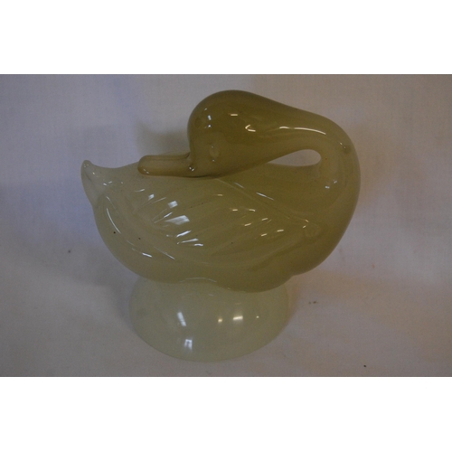 4 - CARVED JADE DUCK