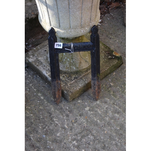 756 - CAST IRON BOOT SCRAPER