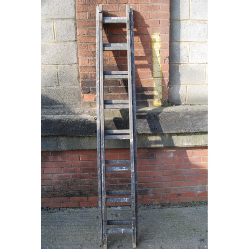 766 - WOODEN LADDER