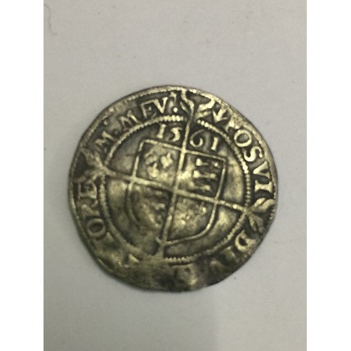 372 - ELIZABETH I THREEPENCE 1561