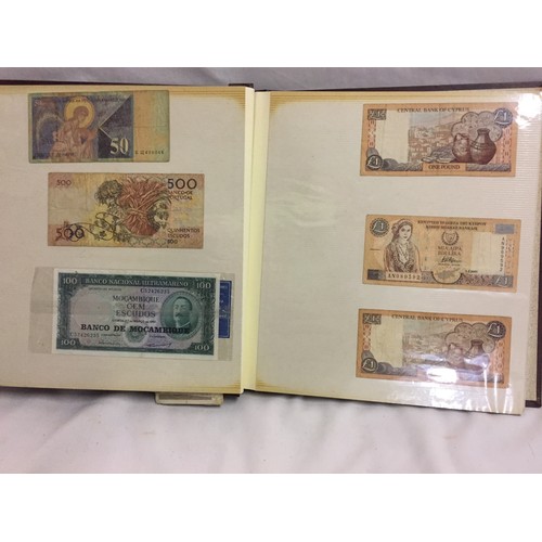 410 - ALBUM OF BRITISH & WORLD BANK NOTES (109)