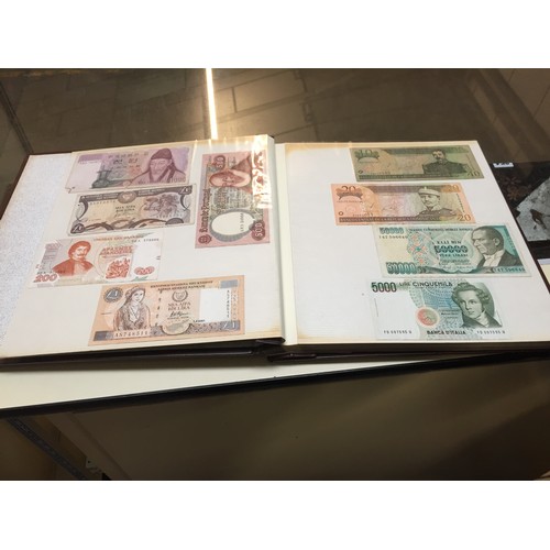 410 - ALBUM OF BRITISH & WORLD BANK NOTES (109)