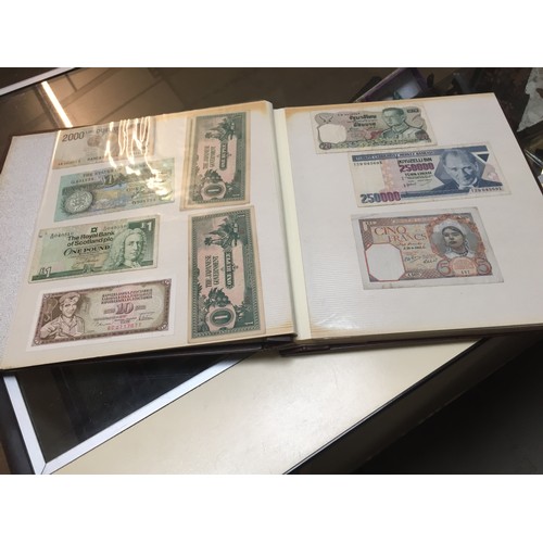 410 - ALBUM OF BRITISH & WORLD BANK NOTES (109)