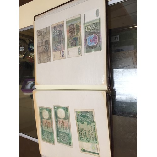 410 - ALBUM OF BRITISH & WORLD BANK NOTES (109)