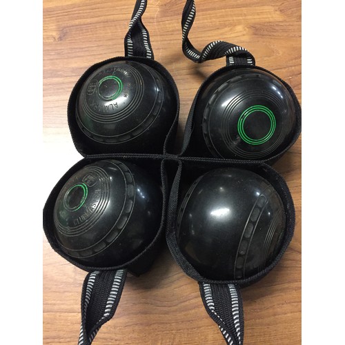 150 - SET OF 4 ALMARK CLUBMASTER BOWLING WOODS, MEDIUM 5