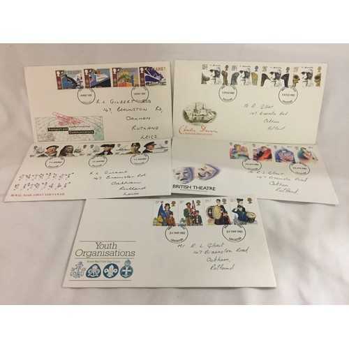 40 GB FIRST DAY COVERS 1978 - 1990