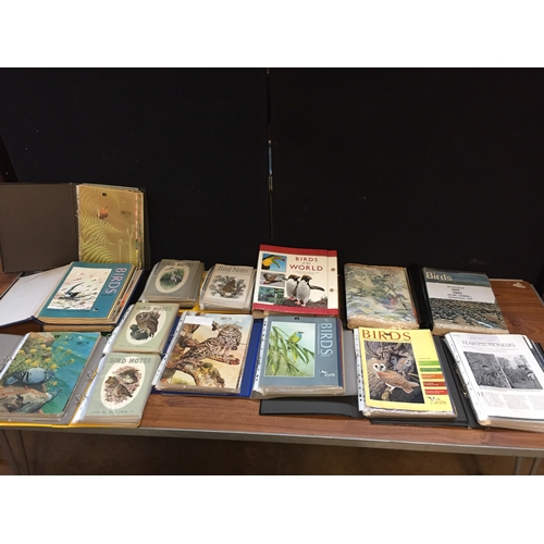 15 ALBUMS OF RSPB BIRD NOTES 1955 ONWARDS, FRONT COVER ILLUSTRATIONS BY ...
