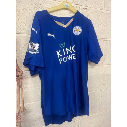 153 - 12 VARIOUS LEICESTER CITY FOOTBALL CLUB SHIRTS