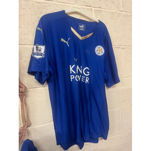 153 - 12 VARIOUS LEICESTER CITY FOOTBALL CLUB SHIRTS