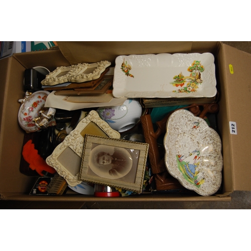 212 - BOX OF MISCELLANEOUS ITEMS