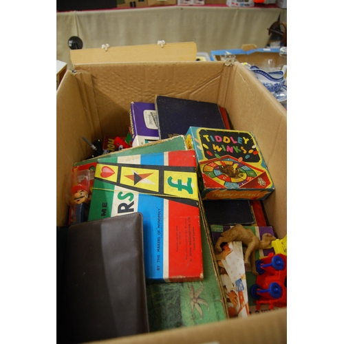 225 - BOX OF TOYS, ETC