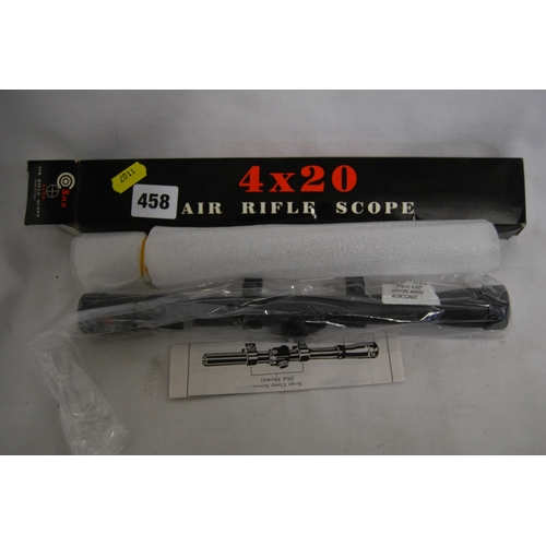 458 - SMK 4 X 20 AIR RIFLE SCOPE