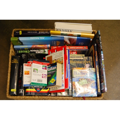 477 - BASKET OF BOOKS